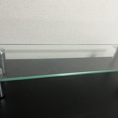 ニトリ　モニター台　ガラス