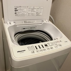 【一人暮らし】ハイセンス縦型洗濯機5.5kg