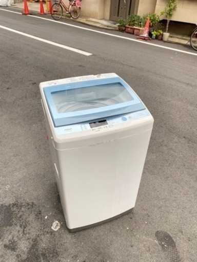 ‍♀️☘️大阪市内配達設置無料‍♀️アクア洗濯機　７キロ保証有り