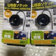 USBソケット　2個口　2セット　新品