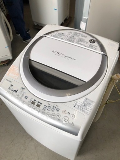 福岡市内配送設置無料　東芝 TOSHIBA AW-70VM-W [たて型洗濯乾燥機（7.0kg） 自動お掃除搭載 ピュアホワイト]