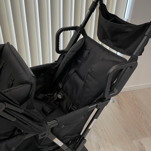 カトージ 二人でゴー（ブラック） 2人乗りベビーカー 純正リアシート