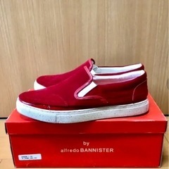 靴　デッキシューズ　アルフレッドバニスター👟