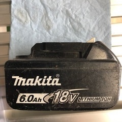 【決まりました】マキタ　バッテリー　18V 6A   ジャンク