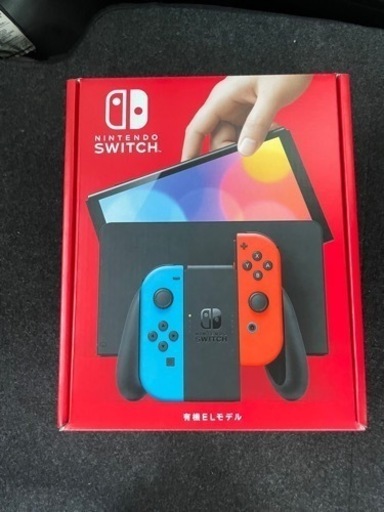 新品　未使用　未開封　Nintendo Switch有機EL ブルーレッド