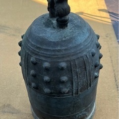 大きい鐘 青銅 重さ17kg 直径27cm 高さ47cmアンティーク 珍品希少