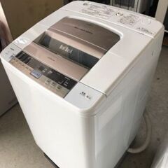 (購入者決めました)福岡市内配送設置無料　日立 HITACHI BW-9TV N [全自動洗濯機 ビートウォッシュ （9kg） シャンパン]