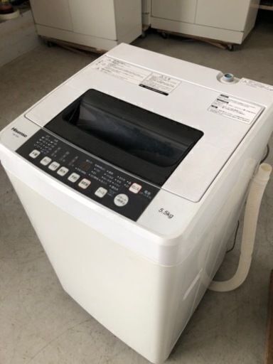(購入者決めました6/25)福岡市内配送設置無料　HW-T55A 全自動洗濯機 [洗濯5.5kg /乾燥機能無 /上開き]
