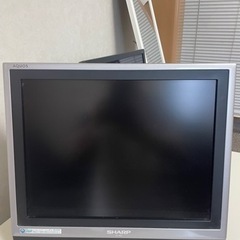 15inch SHARP AQUOS でテレビ