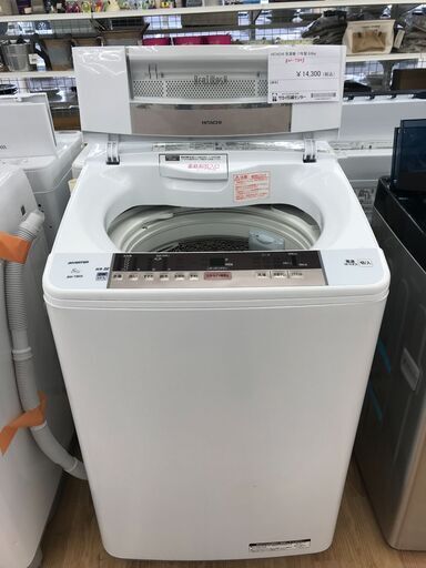 ★ジモティ割あり★ HITACHI 洗濯機 8.0kg 年式2017 動作確認／クリーニング済み KJ2155