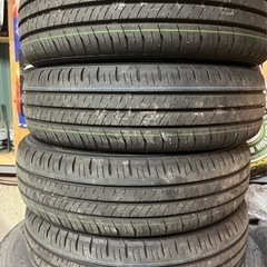 155/65R14 ダンロップ　軽自動車　スペーシア　ハスラー　タント　ムーヴ バリ 軽自動車 新車外し