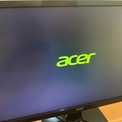 【ネット決済】ACER24インチモニター　各種コード付
