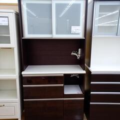 ★ジモティ割あり★ NITORI スライド扉レンジボード ブラウン H200×D45×W100 クリーニング済み OJ1135 ☆ジモティ割あり☆ NITORI スライド扉レンジボード ブラウン H200×D45