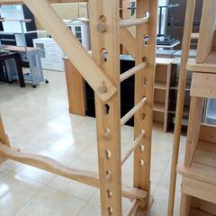 ★ジモティ割あり★  木製　トイプレイ ナチュラルブラウン H170.3×D78×W118.4 クリーニング済み OJ1140 ☆ジモティ割あり☆ 木製 トイプレイ ナチュラルブラウン H170.3×D78