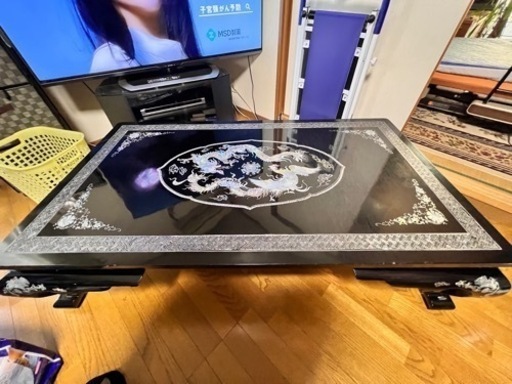 中国テーブル　ほぼ新品