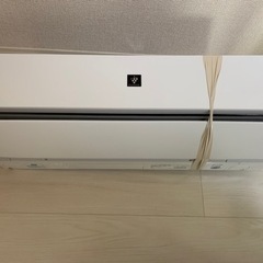 お値下げ]SHARP エアコン 200V 2021年製 使用期間約1年