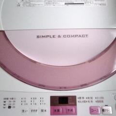 洗濯機　シャープES-GE6A 6kg　2016年製