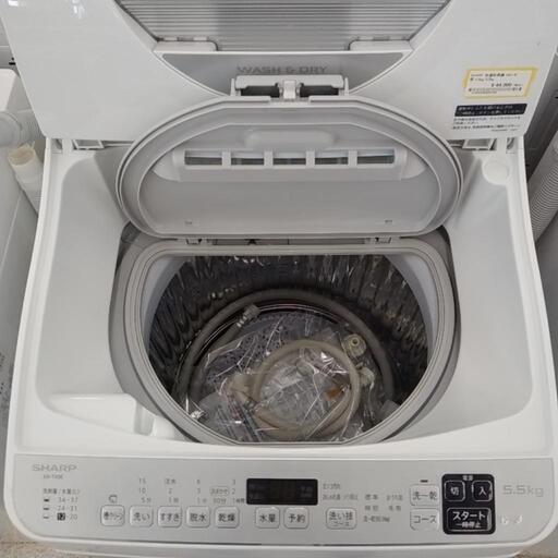 SHARP 洗濯乾燥機 21年製 5.5kg／3.5kg   TJ949