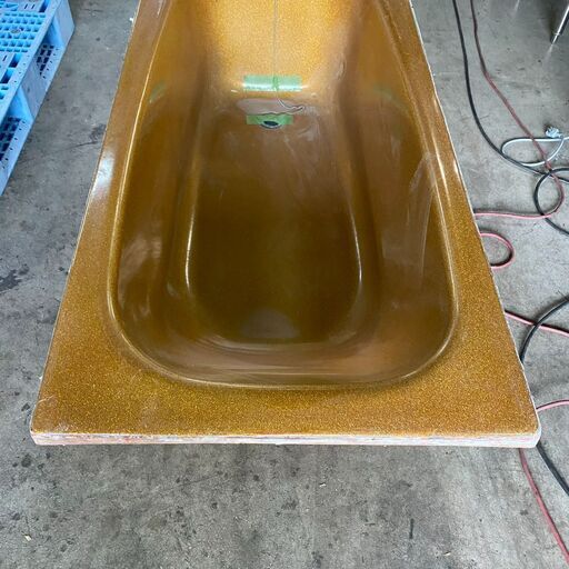 風呂桶 ゴールド 1525×745×455 - バス用品 