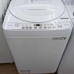 SHARP 6kg洗濯機 ES-G60UC 2019年製　ag-ad231