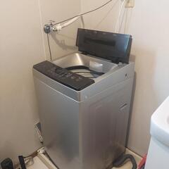 6月28日まで　値下げ　シルバー　洗濯機　使用期間２年　6キロ