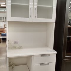 ★ジモティ割あり★ ニトリ レンジボード 白 H200×D42×W100 クリーニング済み TJ3954 ☆ジモティ割あり☆ NITORI レンジボード ホワイト H200×D42×W99.7