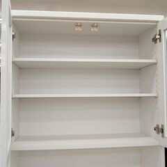 ★ジモティ割あり★ ニトリ レンジボード 白 H200×D42×W100 クリーニング済み TJ4702 ☆ジモティ割あり☆ NITORI レンジボード 白 H200×D42.2×W119.5
