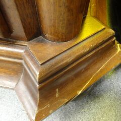 ガラスキャビネット　リビング収納　アンティーク調　ガラスショーケース　【モノ市場半田店131】