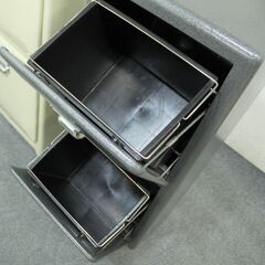 ダルトン/dulton トラッシュカン ダブルデッカー グレー アイボリー 2