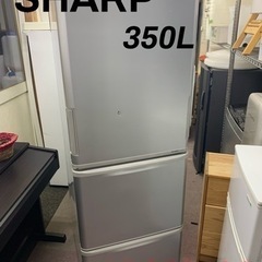 SHARP SJ-WA35W S 冷蔵庫 350L 3ドア 両開き