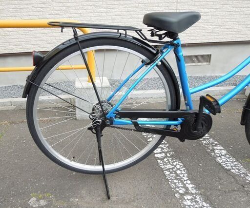 723】一般車 ママチャリ swell ブルー 27インチ