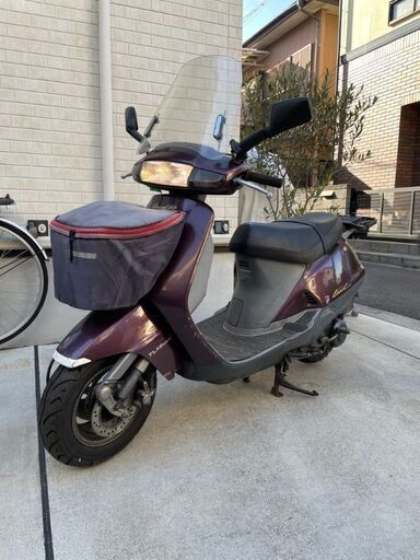 リード90 実働 カゴ フロントスクリーン 自賠責付き