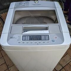 LG WF-C55SW 洗濯機無料でお譲りします+謝礼あり