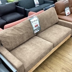 KF-35【新入荷　アウトレット】3シーターソファ　ブラウン系