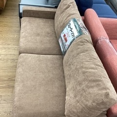 KF-35【新入荷　アウトレット】3シーターソファ　ブラウン系