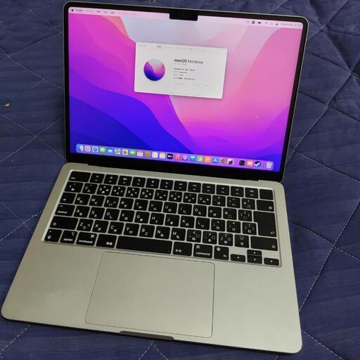 【値下げしました！】Apple MacBook Air M2 2022モデル A2681