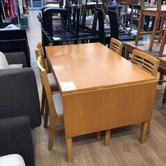 ☆ジモティ割あり☆ ダイニングセット W135～175×D80×H72.5 
