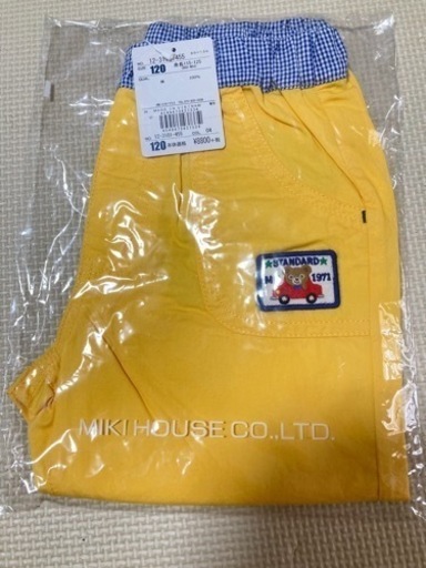 新品タグ付き✨ミキハウス✨定価9,680円✨折り返し2wayパンツ✨ズボン✨男児120