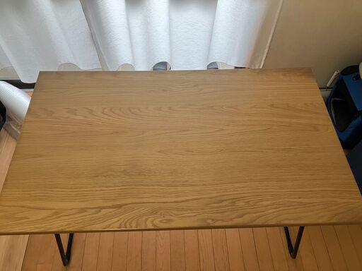 無印良品　折りたたみテーブル・幅１２０ｃｍ・オーク材