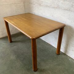 【Karimoku】 カリモク家具 ダイニングテーブル レトロ 