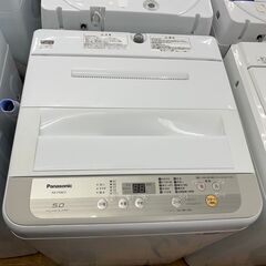 洗濯機　No.6375　パナソニック　2019年製　5kg　NA-F50B12　【リサイクルショップどりーむ鹿大前店】