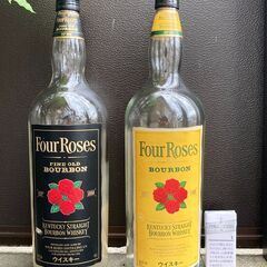 「FOUR ROSES」 ウイスキー　４.５L　でっかい空瓶　２...