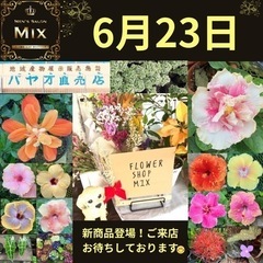 2023年6月23日 泡瀬のパヤオでお花の出店😄