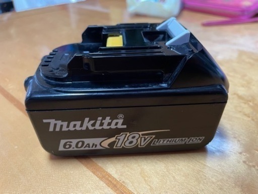 マキタ　18V6.0A バッテリー