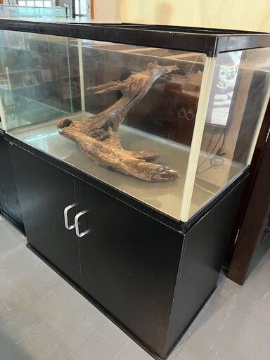 90ｃｍ水槽・台・流木のセット