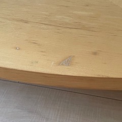 アランオーハシ ガラステーブル