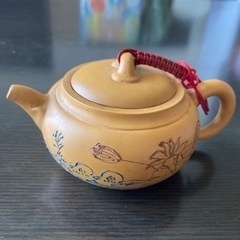 中国茶器　紫砂茶壷　在銘　郭琴芳作　