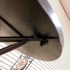 【売約済】ガーデンテーブル チェア4脚 セット モザイク調オーバルテーブル モザイクチェア 