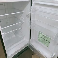 F1283 冷蔵庫 冷凍庫 2ドア TOSHIBA 東芝 GR-R15BS(K) 2020年製 153L 送料B