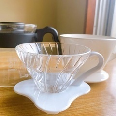 【コーヒー器具3点セット】陶器ドリッパー・ガラスドリッパー・サーバー